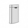 Brabantia Touch Bin New 650531, 40 l, Αθόρυβο και ομαλό κλείσιμο, Επίπεδη πλάτη, Λαμπερό ανοξείδωτο ατσάλι