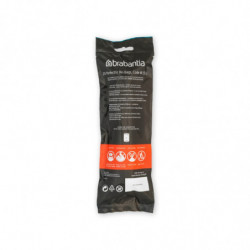 Торба за кош Brabantia размер W (NewIcon), 5L, 20 броя, бели