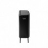 Κάδος Brabantia Bo Touch Hi 1001264, 2x30 l, Στεγανή εφαρμογή στον τοίχο, Ρύθμιση ποδιού, Μαύρο/ματ