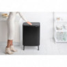Кош за смет Brabantia Bo Touch Hi 2x30L, Matt Black