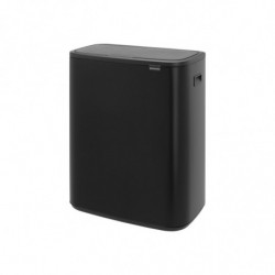 Brabantia Bo Touch 1001274 szemetes, 60 l, sima és csendes nyitás, nagy nyílás, ujjlenyomatmentes, fekete/matt