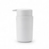 Dozator sapun lichid Brabantia ReNew 1003134, 250 ml, Baza antiderapanta, Fara picurare, Alb