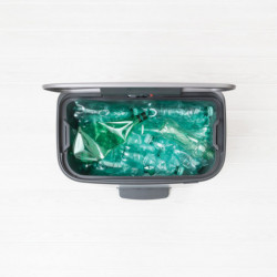 Brabantia Bo Pedal Trash Can 1003184, 60 L, Soft-Close, Non-Slip Base, Gray