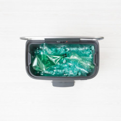 Brabantia Bo Pedal Trash Can 1003186, 60 L, Soft-Close, Non-Slip Base, Fingerprint-Resistant, Stainless Steel/Matte