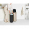 Cos de gunoi Brabantia Touch Bin New 1003221, 30 L, Inchidere silentioasa si lina, Auriu metalic