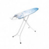Masa de calcat Brabantia A 1003322, 110x30 cm, 7 pozitii de reglare, Suport fier de calcat, Alb/Albastru