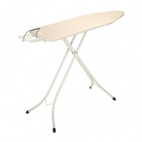 Brabantia B 1003333 Ironing Board, 124x38 cm, 7 height settings, Iron Rest, Ecru