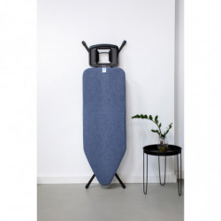 Маса за гладене Brabantia C 124x45cm с масивна поставка за ютия, Denim Blue