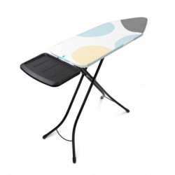 Brabantia C 1003379 Ironing Board, 124x45 cm, 7-position height adjustment, Steam generator holder, PerfectFlow, White/Gray