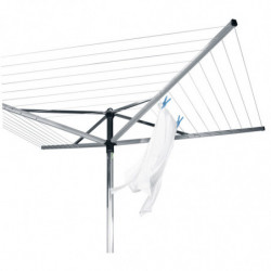 Uscator de rufe pentru exterior Brabantia TopSpinner 1003461, 50 m, Suport metalic, Rezistent la coroziune, Inox