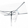 Uscator de rufe pentru exterior Brabantia TopSpinner 1003461, 50 m, Suport metalic, Rezistent la coroziune, Inox
