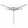 Uscator de rufe pentru exterior Brabantia TopSpinner 1003461, 50 m, Suport metalic, Rezistent la coroziune, Inox