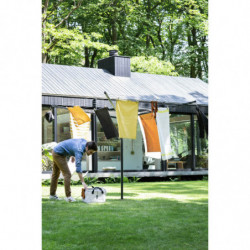 Brabantia Lift-O-Matic outdoor space 1003464, 50 m, Ρυθμιζόμενο ύψος, Μεταλλικό καρφί, Ανθεκτικό στη διάβρωση, Μαύρο