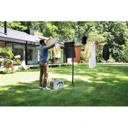 Brabantia Lift-O-Matic outdoor space 1003464, 50 m, Ρυθμιζόμενο ύψος, Μεταλλικό καρφί, Ανθεκτικό στη διάβρωση, Μαύρο