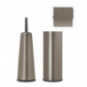Brabantia ReNew 1003477 Bathroom Accessory Set, 3-piece, Rust-resistant, Dark Gray