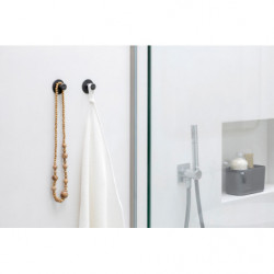 Set 2 agatatoare prosoape Brabantia ReNew 1003485, Kit de montare inclus, Pana la 2 kg, Gri inchis