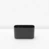Brabantia ReNew 1003493 Bathroom Accessory Box, Rust-resistant, Internal divider, Non-slip base, Dark gray