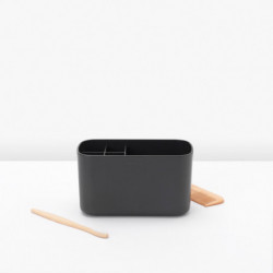 Кутия за аксесоари за баня Brabantia ReNew Dark Grey