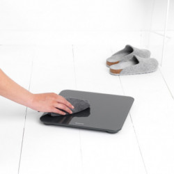 Brabantia ReNew Scale 1003495, Up to 180 kg, Battery-powered, Auto-off, Dark Gray