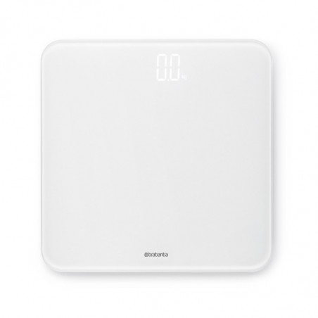Brabantia ReNew Digital Scale 1003496, Up to 180 kg, LCD Display, Non-Slip Base, White