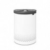 Кош за пране Brabantia Selector 1003787, 55 л, 2 отделения, Вентилационни отвори, Пълнене без отваряне, Бял