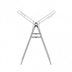 Brabantia Hangon 1004163 Clothes Dryer, 15 m, 4 hangers, Adjustable, Child Lock, Stainless Steel