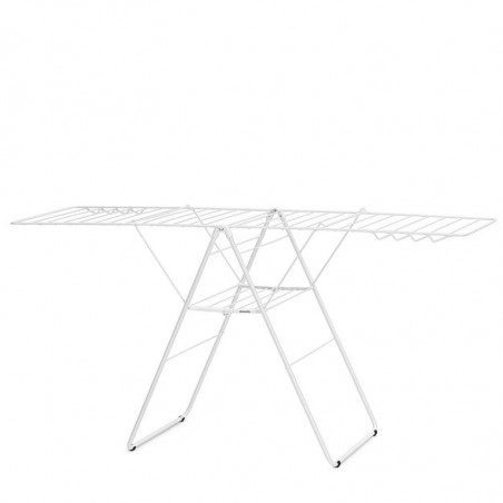 Brabantia Hangon 1004167 Clothes Dryer, 25 m, 8 Hangers, Adjustable, Child Lock, White