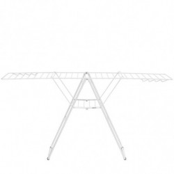 Brabantia Hangon 1004167 Clothes Dryer, 25 m, 8 Hangers, Adjustable, Child Lock, White