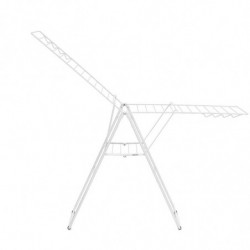 Brabantia Hangon 1004167 Clothes Dryer, 25 m, 8 Hangers, Adjustable, Child Lock, White