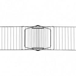 Сушилник за дрехи Brabantia Hangon 1004168, 25 м, 8 закачалки, Регулируем, Заключване за деца, Черен мат