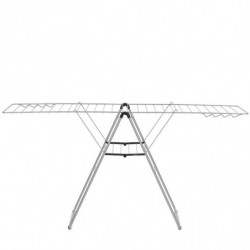 Brabantia Hangon 1004169 Clothes Dryer, 25 m, 8 hangers, Adjustable, Child Lock, Stainless Steel