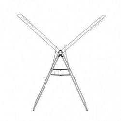 Brabantia Hangon 1004169 Clothes Dryer, 25 m, 8 hangers, Adjustable, Child Lock, Stainless Steel