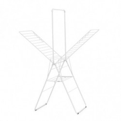 Brabantia Hangon 1004170 Clothes Dryer, 25 m, 8 Hangers, Child Lock, Extra Rod, White