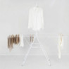 Brabantia Hangon 1004170 Clothes Dryer, 25 m, 8 Hangers, Child Lock, Extra Rod, White