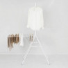 Brabantia Hangon 1004170 Clothes Dryer, 25 m, 8 Hangers, Child Lock, Extra Rod, White