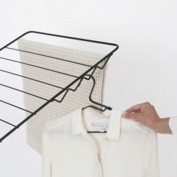 Brabantia Hangon 1004171 Clothes Dryer, 25 m, 8 Hangers, Child Lock, Extension Pole, Black