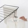 Brabantia Hangon 1004171 Clothes Dryer, 25 m, 8 Hangers, Child Lock, Extension Pole, Black
