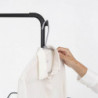Brabantia Hangon 1004171 Clothes Dryer, 25 m, 8 Hangers, Child Lock, Extension Pole, Black