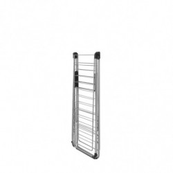 Uscator de rufe Brabantia Hangon 1004172, 25 m, 8 umerase, Blocare copii, Tija suplimentara, Inox