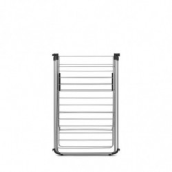 Uscator de rufe Brabantia Hangon 1004172, 25 m, 8 umerase, Blocare copii, Tija suplimentara, Inox