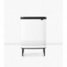 Brabantia Bo Laundry Basket 1004176, 2x45 L, Top-loading, Ventilation Holes, Adjustable Feet, White