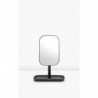Brabantia ReNew 1004184 Mirror with Accessory Holder, 28.3 x 20 x 12.6 cm, Non-slip base, 360° adjustable, Dark gray