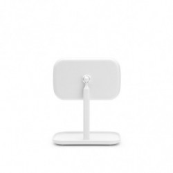 Brabantia ReNew 1004185 Mirror with Accessory Holder, 28.3 x 20 x 12.6 cm, Non-slip base, 360° adjustable, White