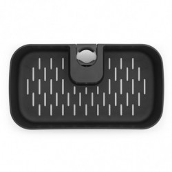 Organizator de duș Brabantia ReNew 1004186, 7.5x13.3x24.4 cm, Fund cu găuri de apă, Rezistent la coroziune, Gri închis