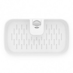 Brabantia ReNew Shower Organizer 1004187, 7.5 x 13.3 x 24.4 cm, Perforated Bottom, Corrosion-Resistant, White