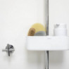 Органайзер за душ Brabantia ReNew 1004187, 7.5х13.3х24.4 см, Дъно с отвори за вода, Устойчивост на корозия, Бял