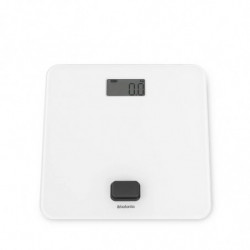 Cantar digital Brabantia ReNew 1004189, Functionare fara baterii, Pana la 150 kg, Afisaj LCD, Alb