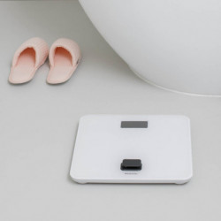Дигитална везна за баня Brabantia ReNew White, работа без батерии