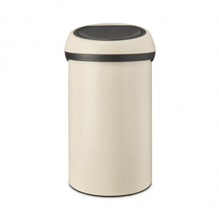 Кош за боклук Brabantia Touch Bin 1005510, 60 л, Плавно и безшумно отваряне, Бежов