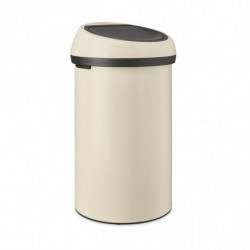 Brabantia Touch Bin 1005510 Trash Can, 60 L, Smooth and Silent Opening, Beige